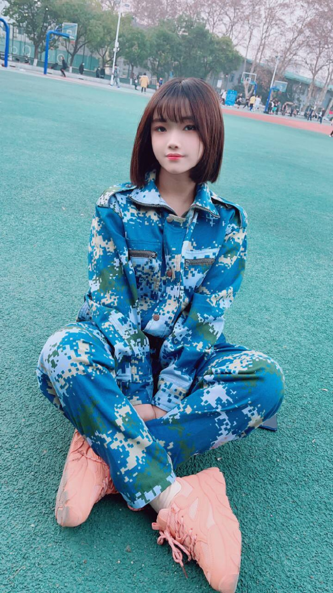 军训美女