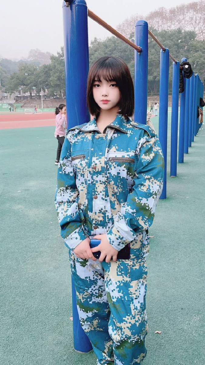 军训美女