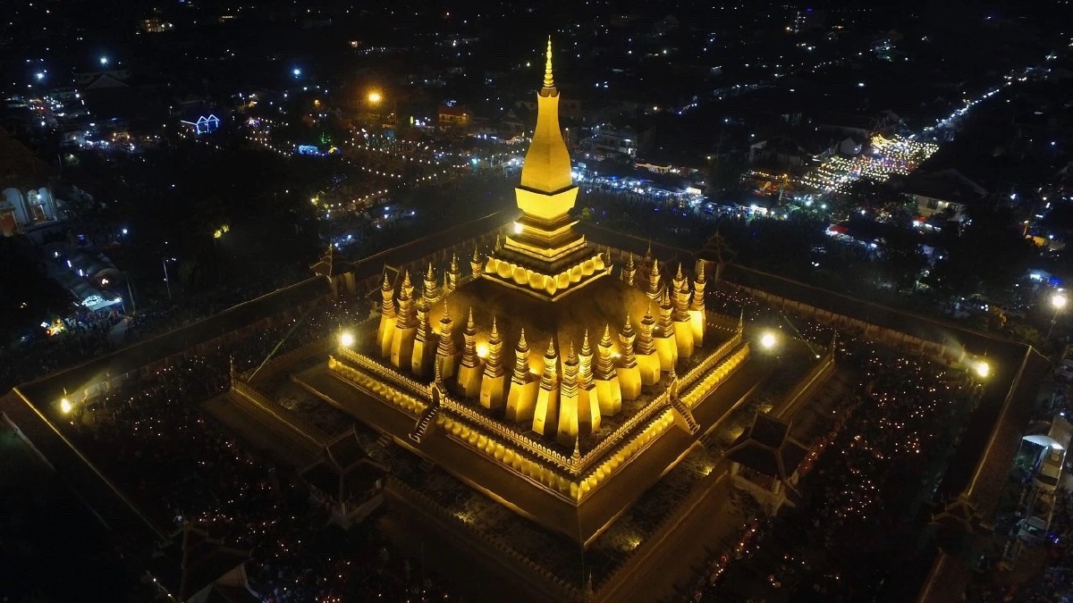 灯光照射下的老挝首都 - 一生有你743 - 图虫