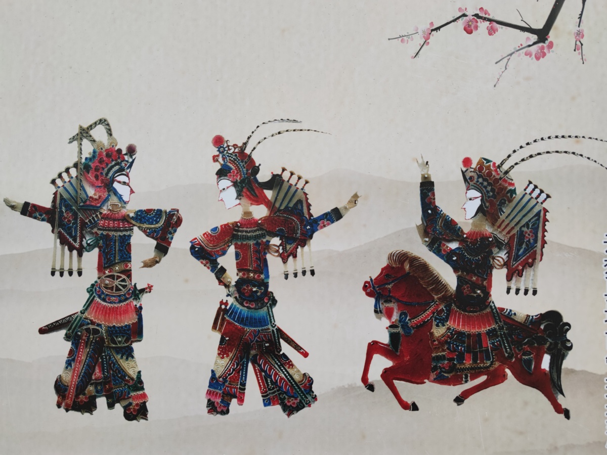 云梦皮影文化墙成靓丽风景线