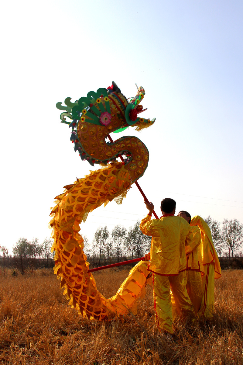 国家级非遗云梦三节龙跳鼓舞