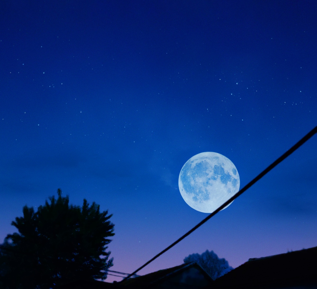 那年老家中秋的月亮