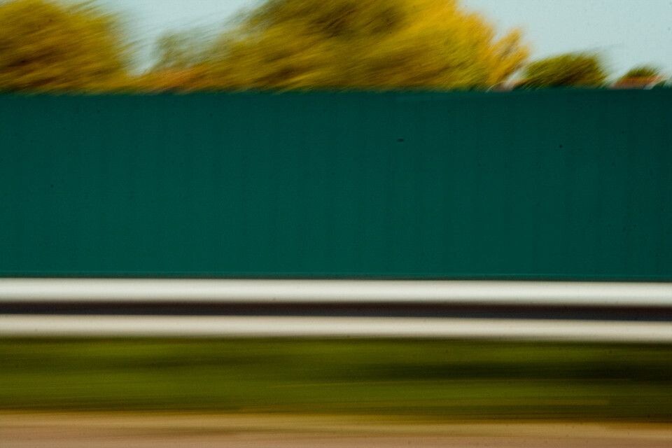 In motion<br />
