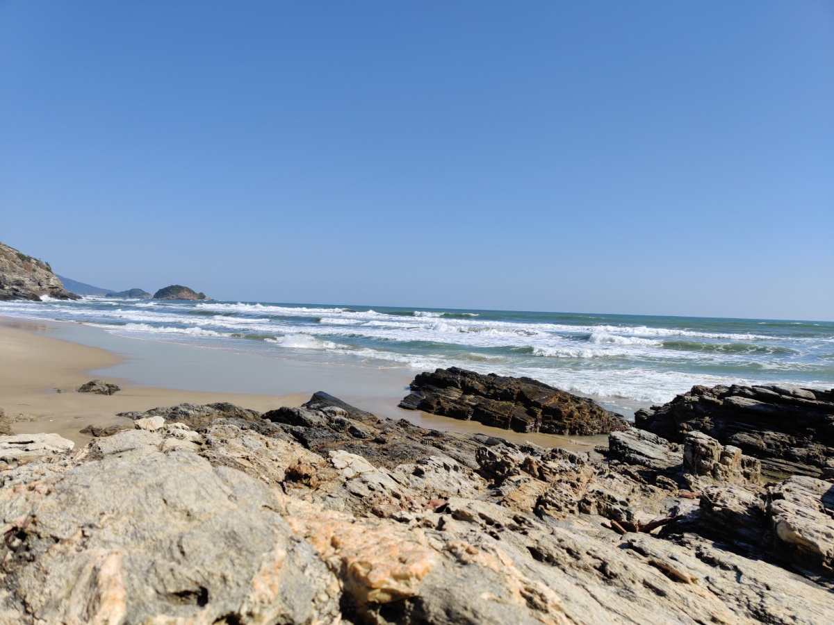 海浪 大海 沙滩 徒步