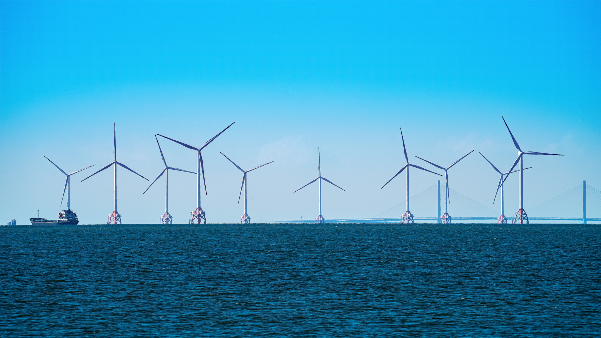 伶仃洋上的风车