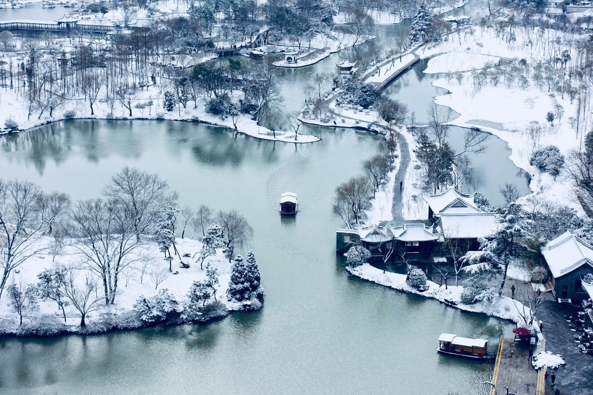 瘦西湖雪霁