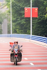 国庆节日摩托车旅行