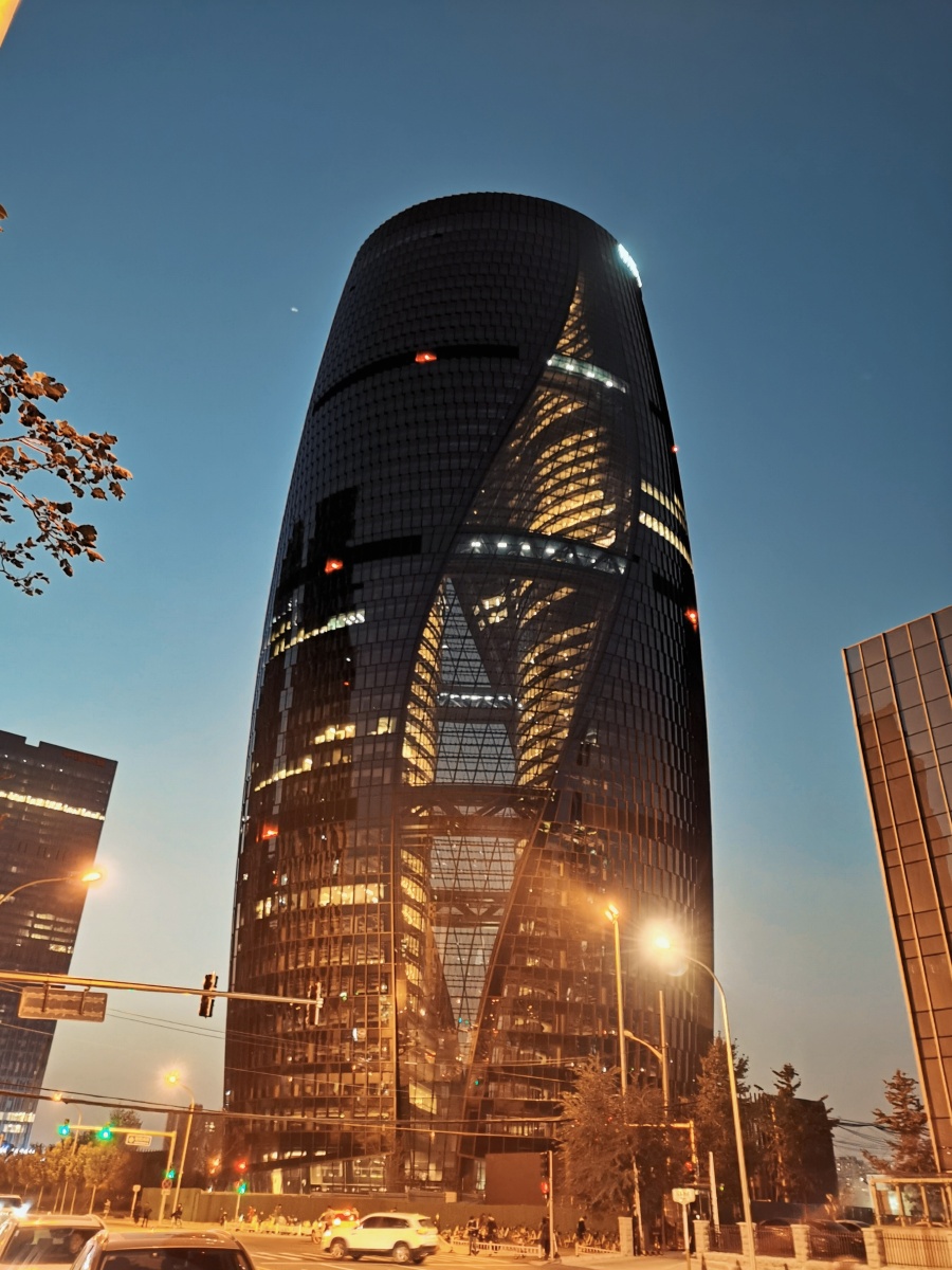 北京丽泽soho夜景