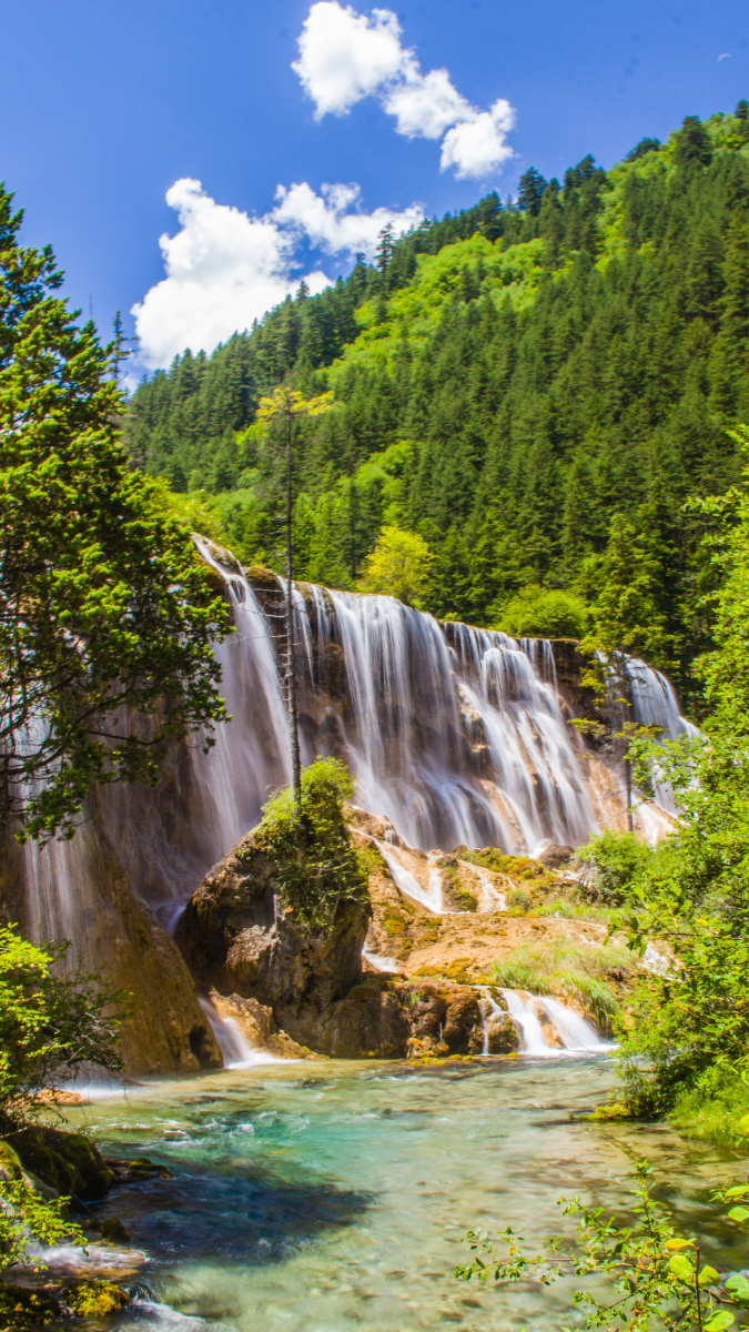 九寨沟珍珠滩瀑布 - 荒林谈笑