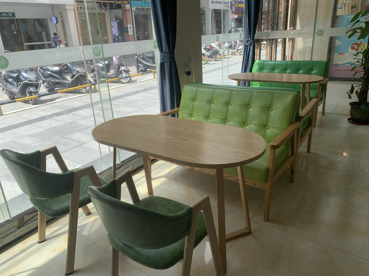 蟾蜍猫风景奶茶桌子