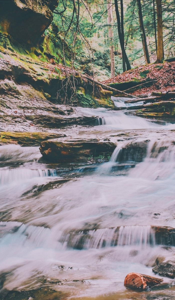 唯美瀑布高清大自然风景