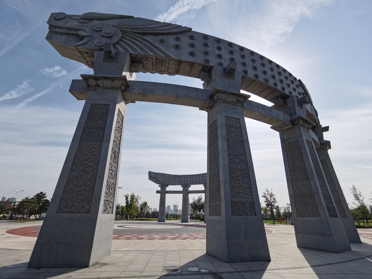 咸阳两寺渡公园的醉美秋色故都碎事随拍