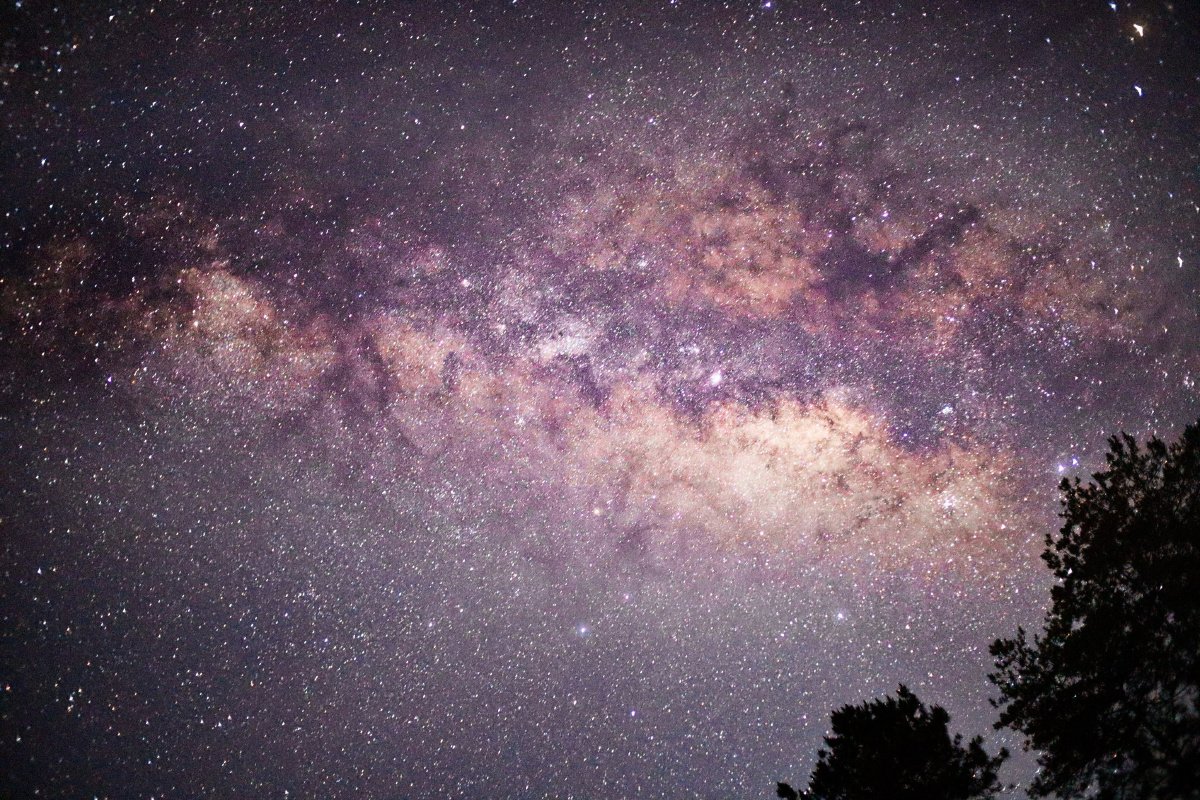 三伏天夜空繁星点点家乡银河落九天 - 木姜子jk - 图虫