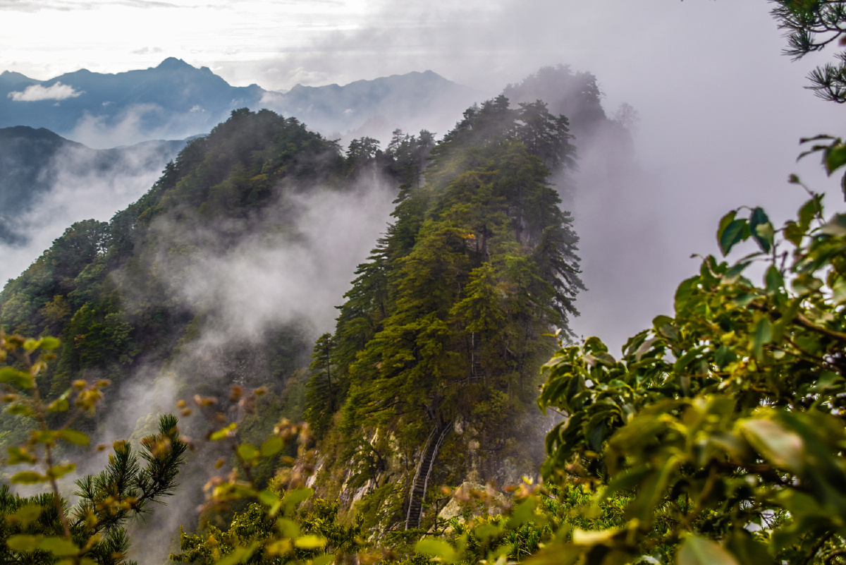危峰宝天曼骆驼峰云海