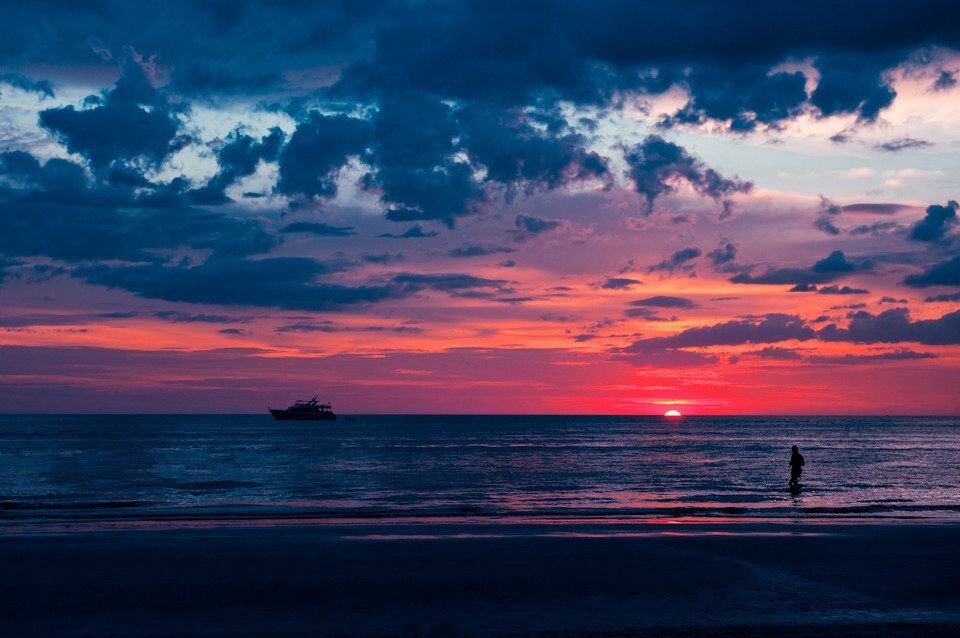 兰卡威的夕阳<br />
