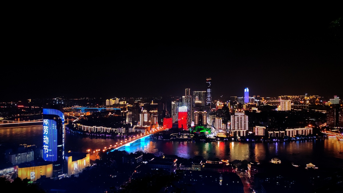城市夜景,柳州夜景