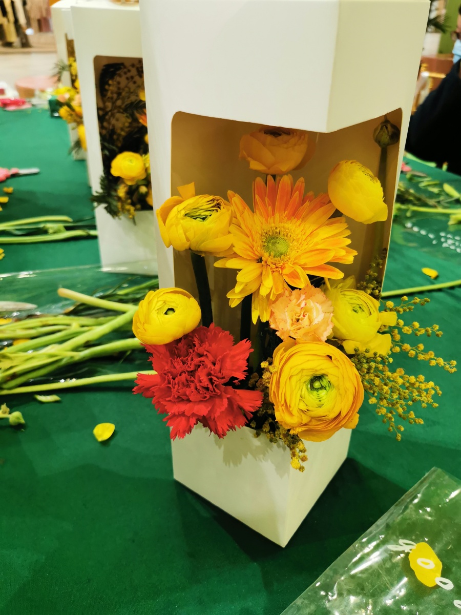 节日花艺diy插花三八节妇女节女神节母亲节情人节