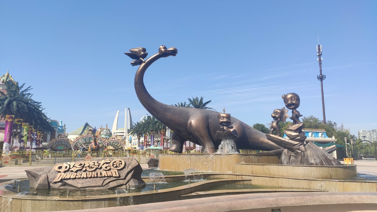 常州中华恐龙园取景