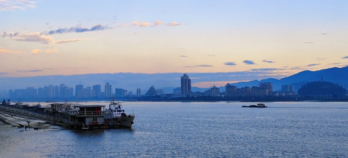 早晨风景摄于温州市鹿城区