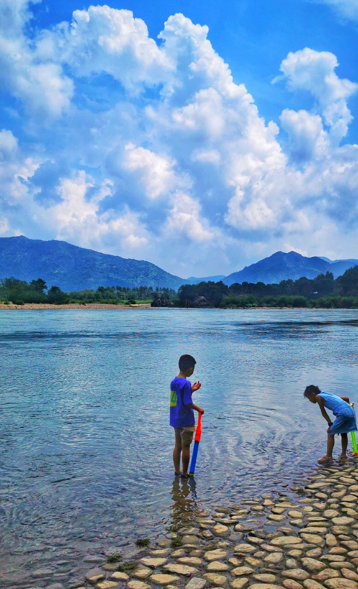 楠溪江小溪玩摄于温州市永嘉县