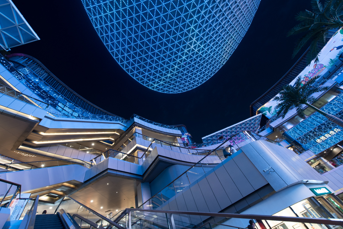 上海爱琴海商场中央穹顶