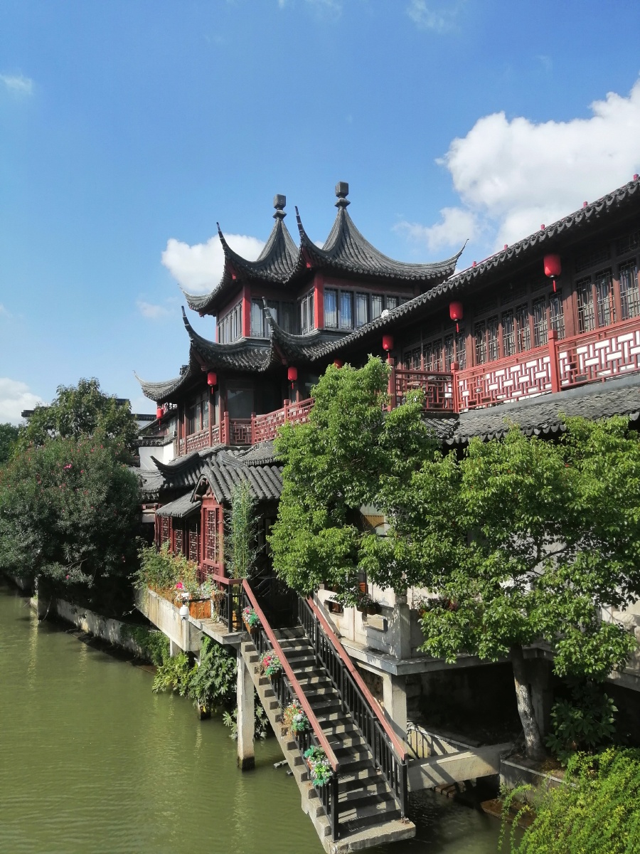 南京秦淮河两岸打卡明清楼江南贡院乌衣巷秦淮人家糕点店老门东