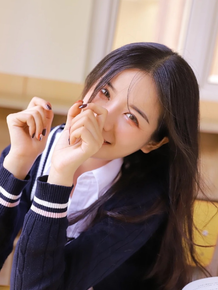 学院风写真来啦特别喜欢侧脸初恋脸呀
