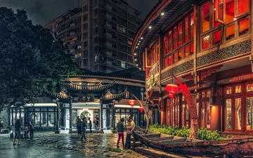 街头一角