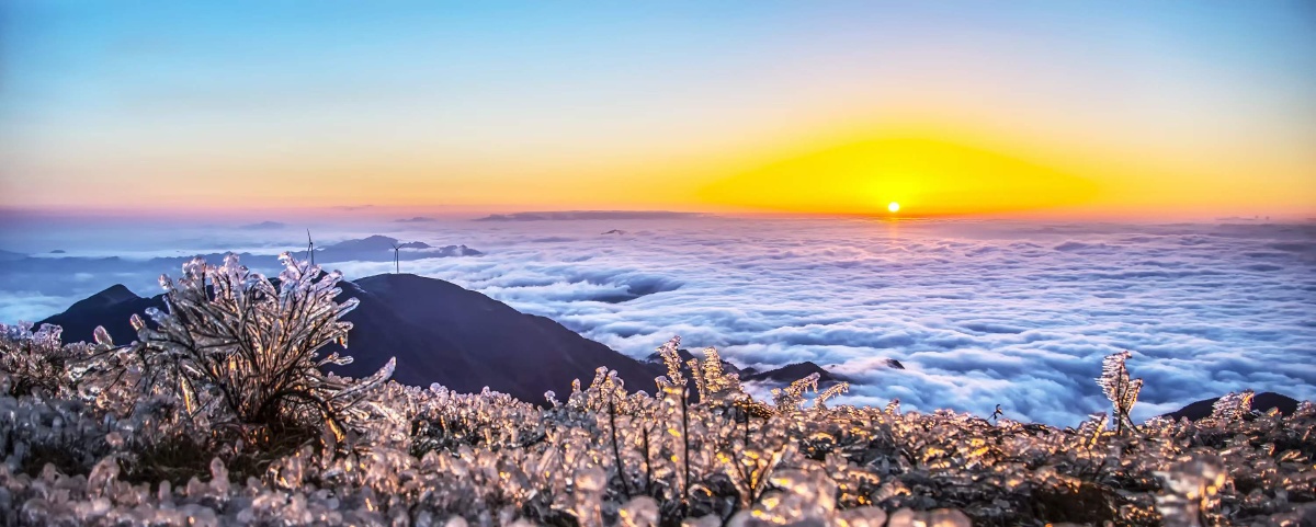 大熊山雾凇来啦