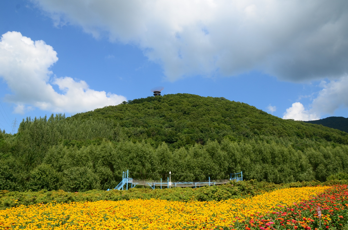 吉林市北大湖滑雪场秋景一瞥