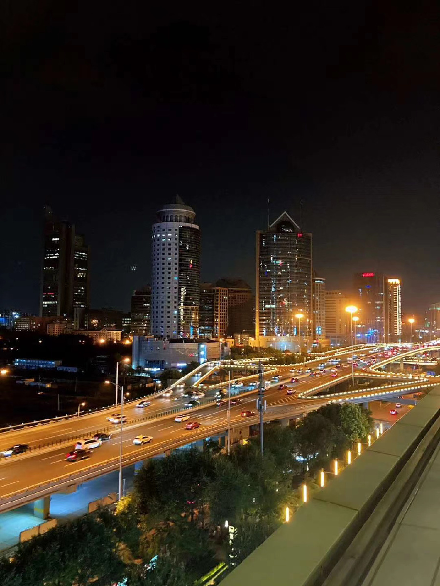 夜晚国贸cbd的繁华