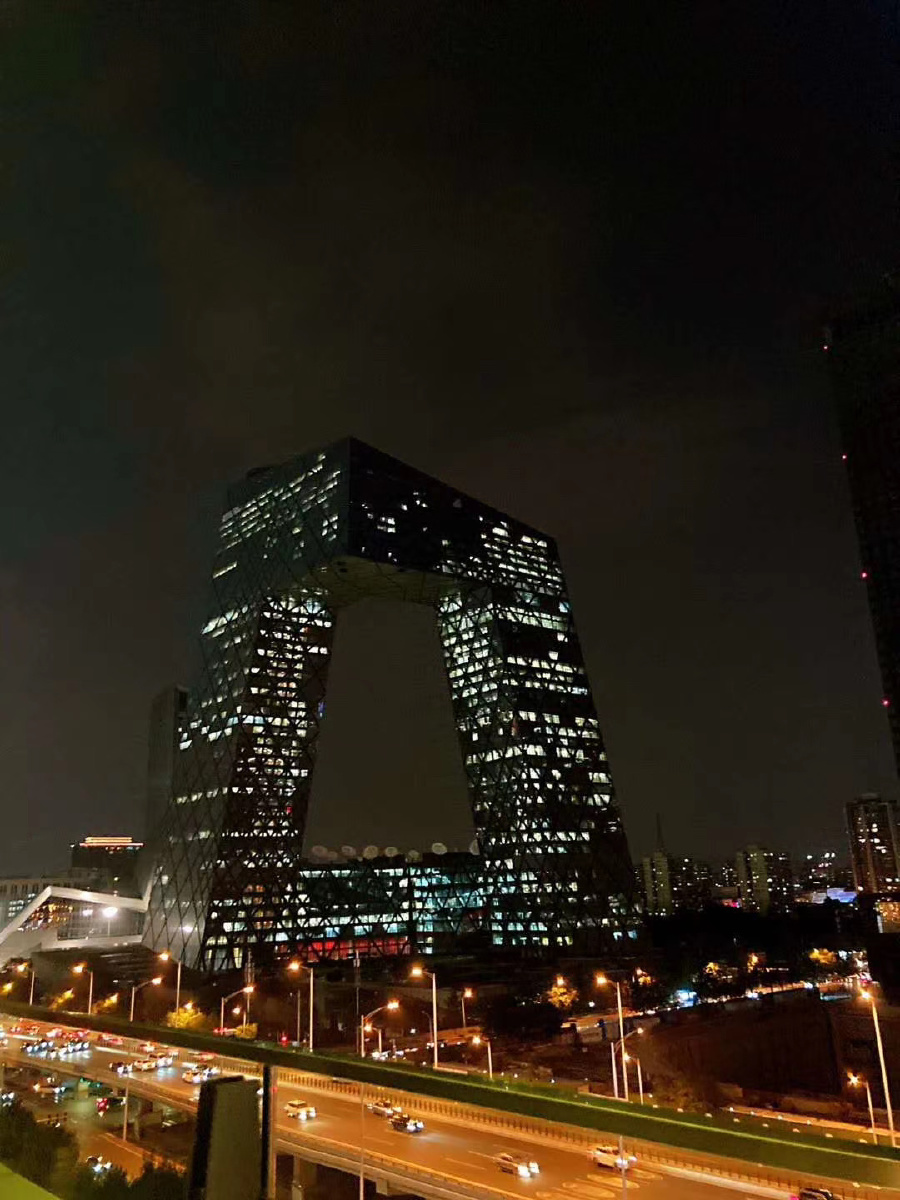 夜晚国贸cbd的繁华