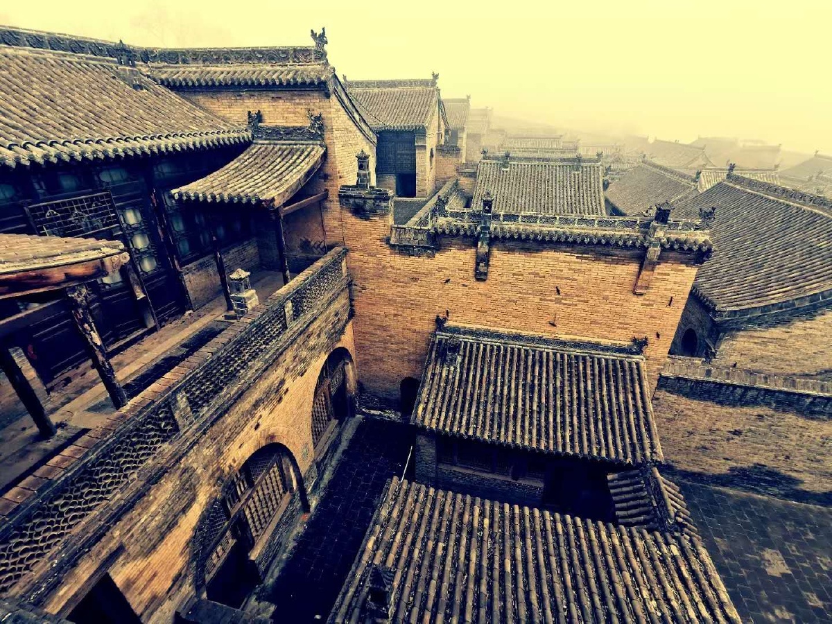 古色古香的古老庭院