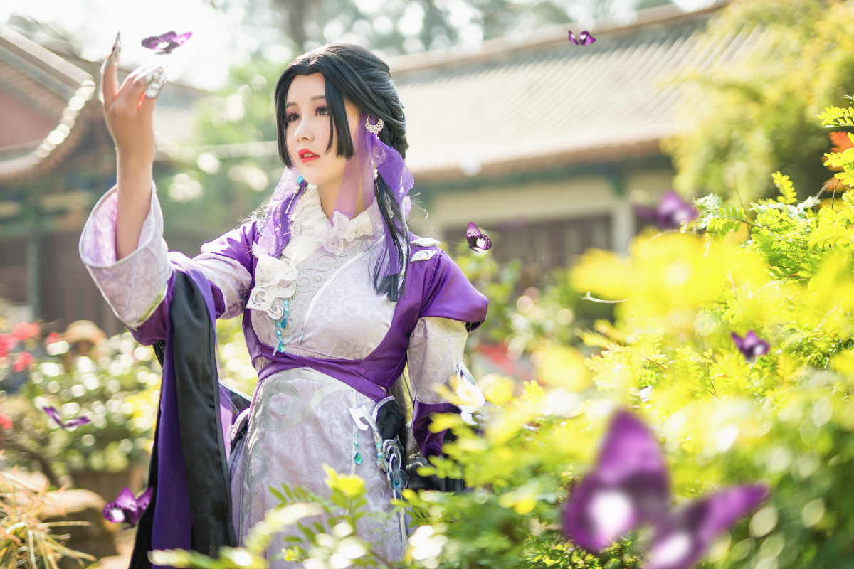 剑网三朔雪万花cos