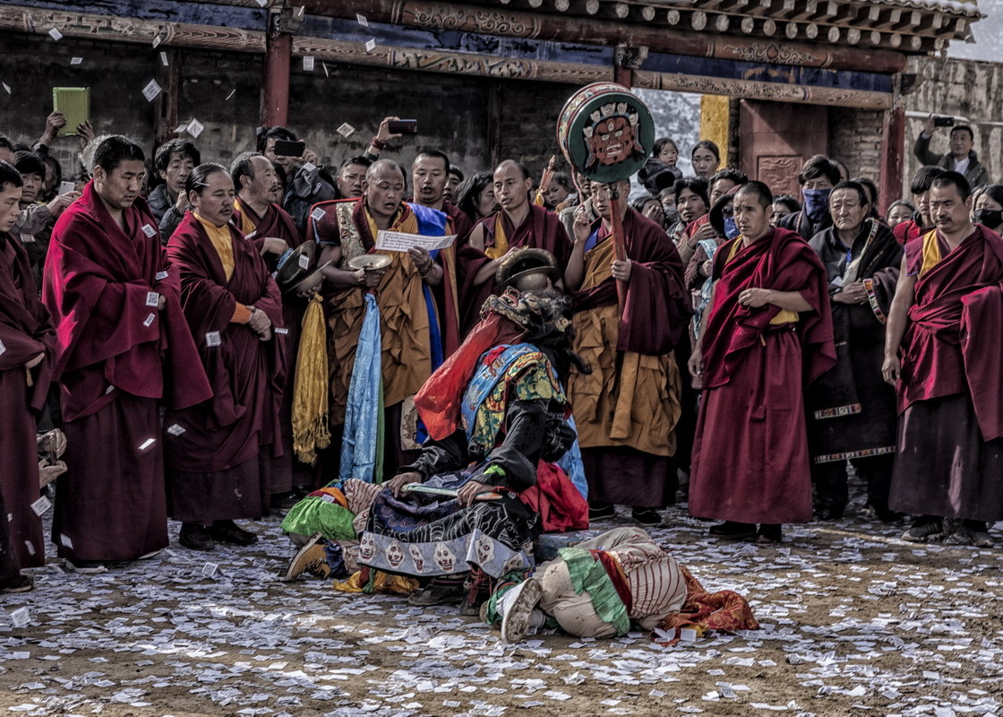 旺嘉寺苯教金刚舞