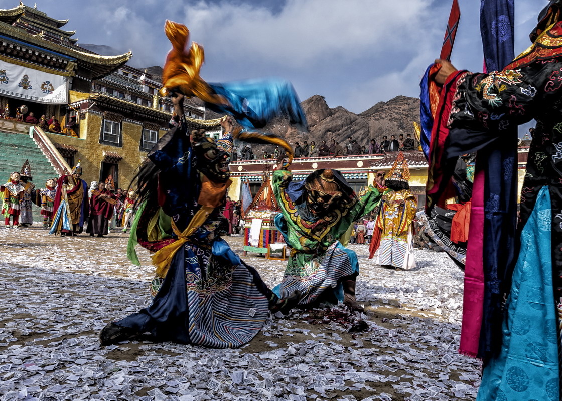 旺嘉寺苯教金刚舞