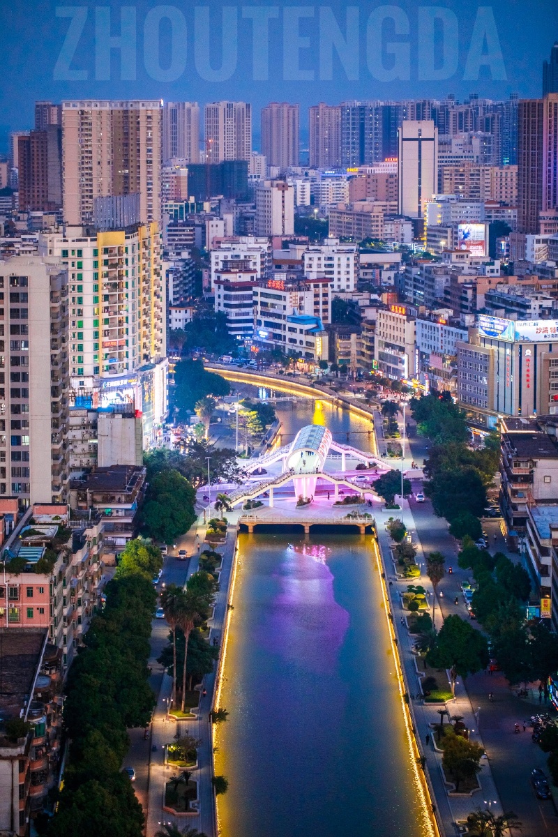 湛江赤坎·南桥河片区·华灯初上