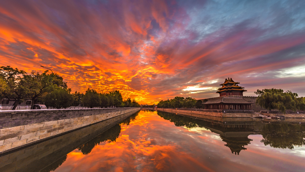 高清故宫角楼风景