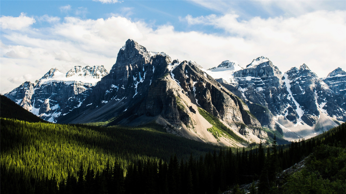 雪山风景全景图山手机抓拍雪景大赏冰川人像山谷山峰巅峰风景优美的
