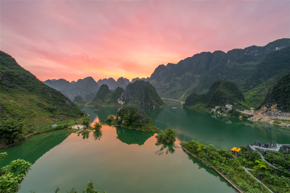 霞映浩坤湖 - 无畏198 - 图虫