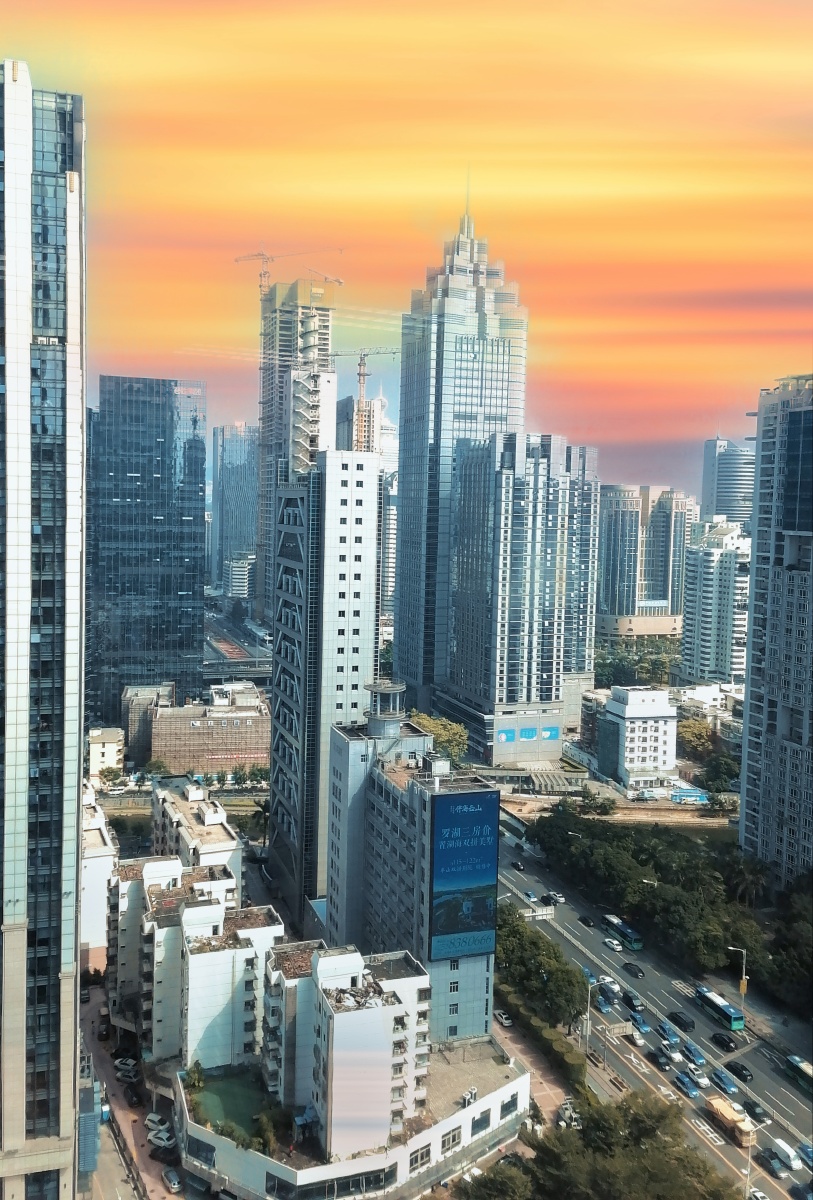 窗外的风景有我向往已久的房子