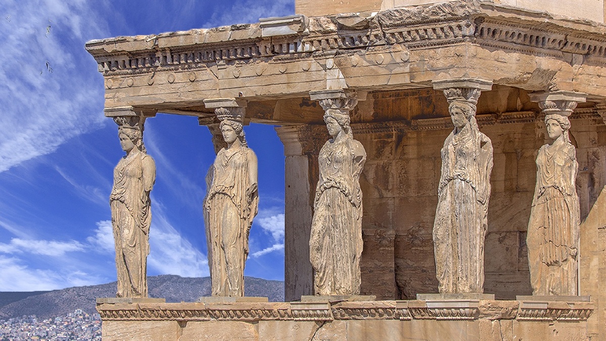 行摄希腊(二)一一少女像柱廊