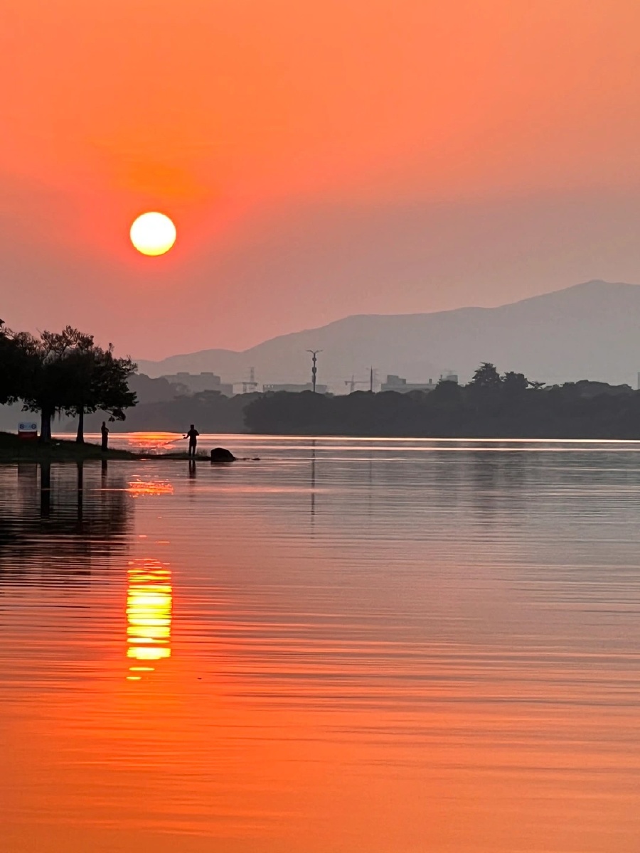 松湖日落西山 - 摄影师阿珂冬 - 图虫