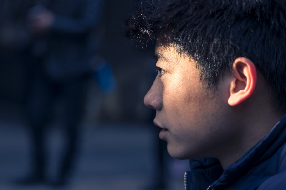 只有侧脸能拍我也很无奈呀