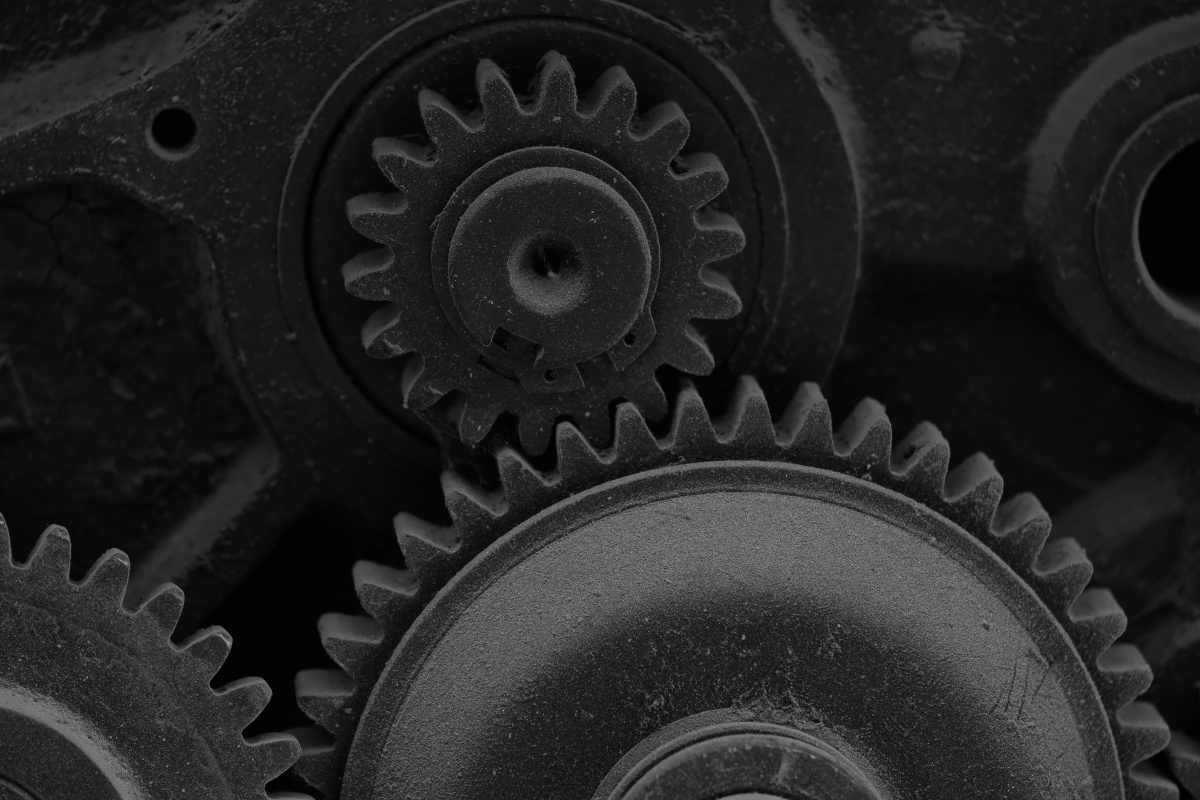 黑色的齿轮