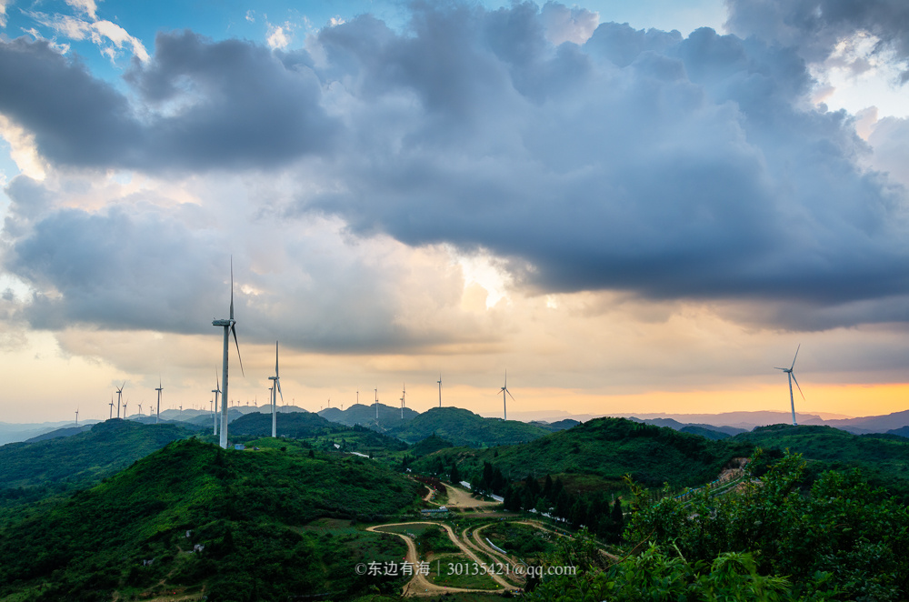 利川·齐岳山风车阵 - 东边有海 - 图虫