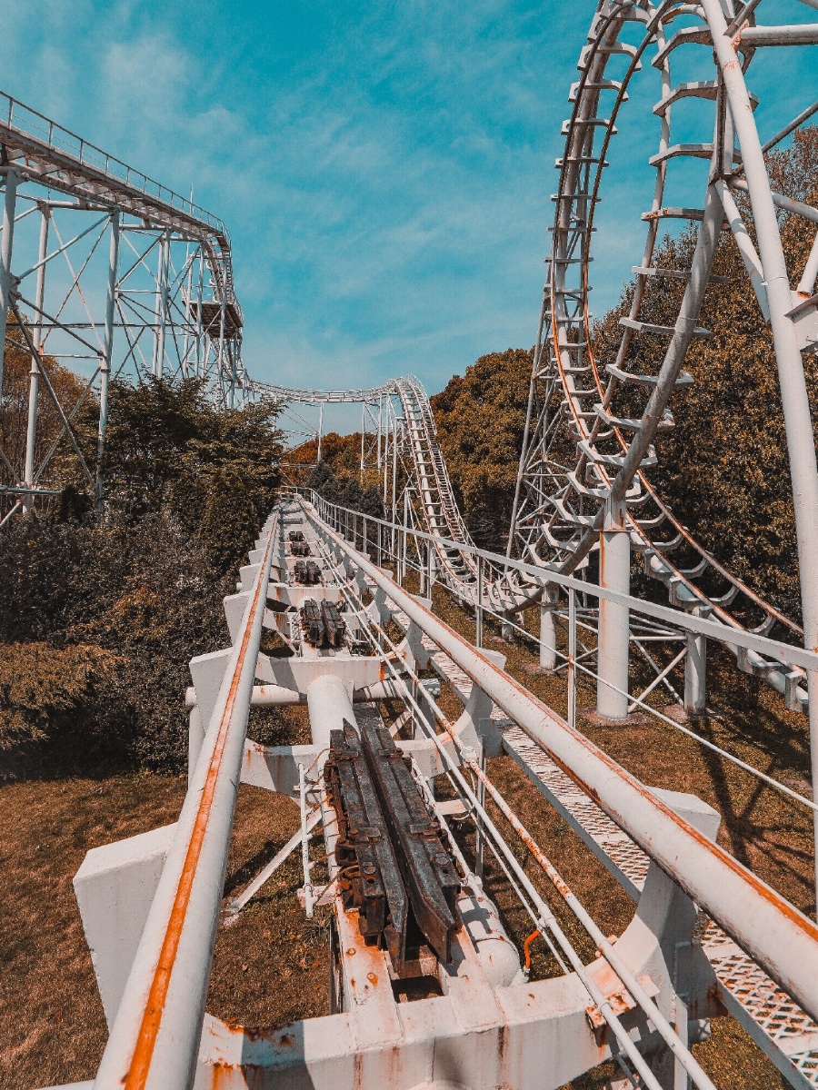 上海废弃的过山车