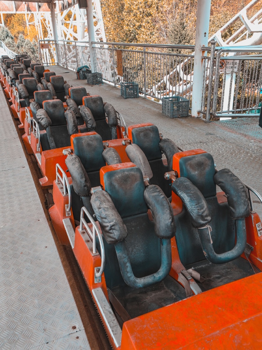 上海废弃的过山车