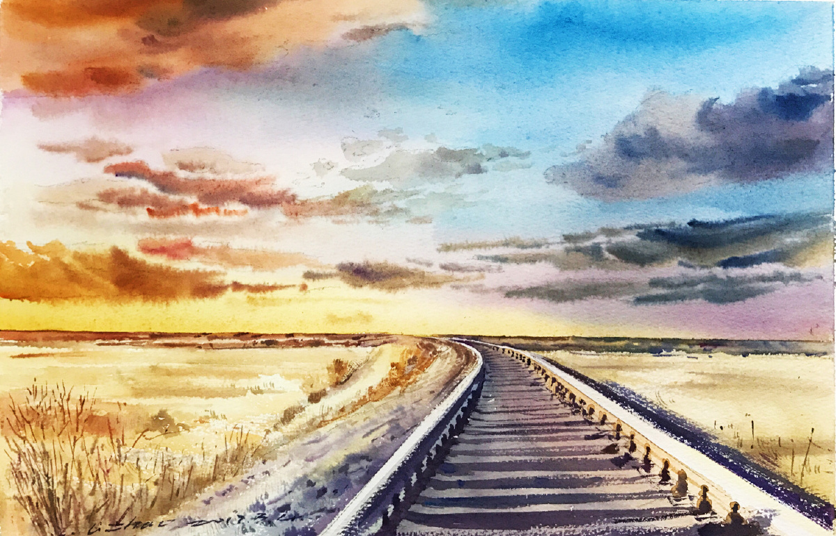 李钊——远方(特惠)33x22cm原价1000元现680元价