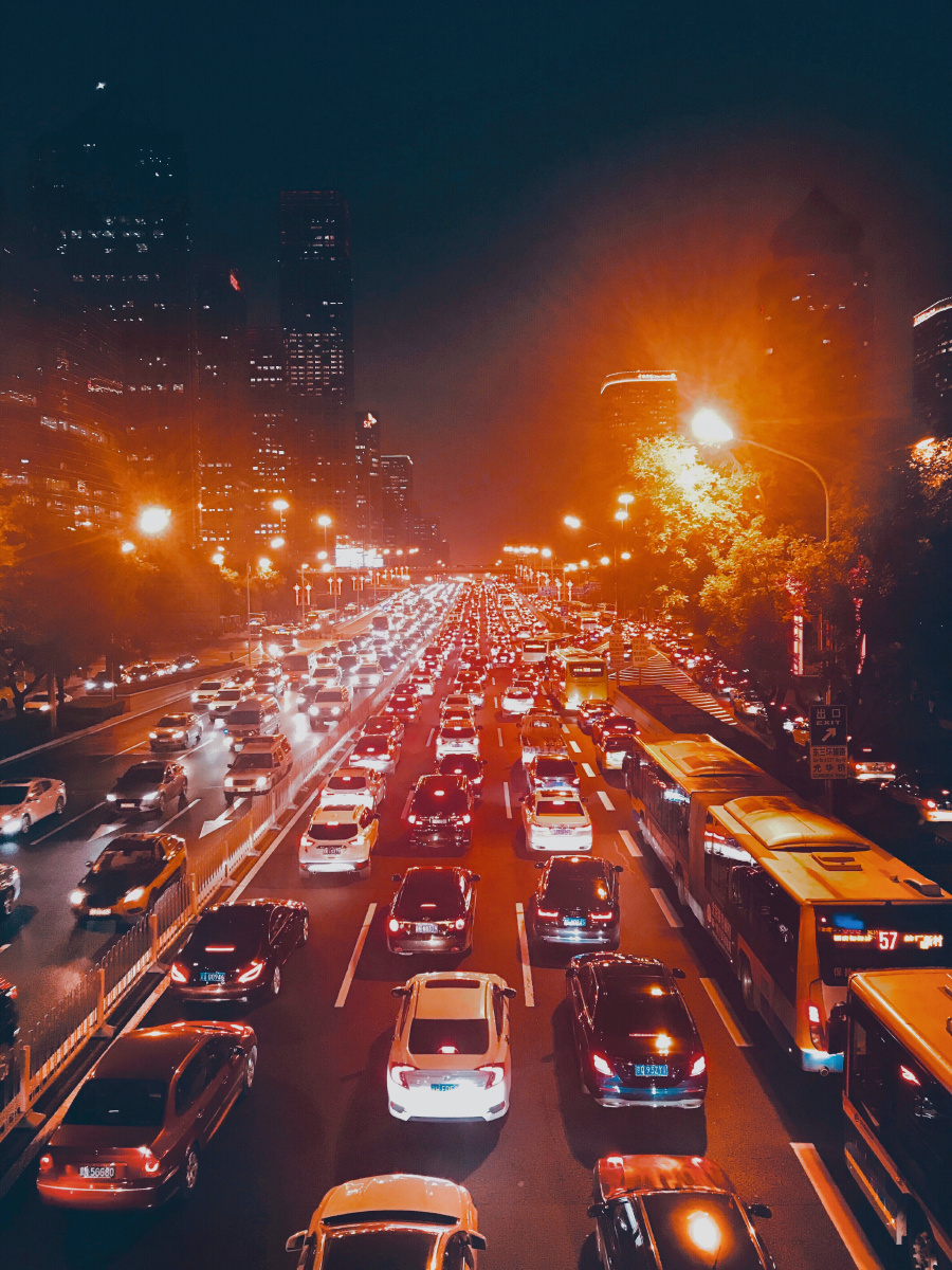 晚上6点左右北京国贸